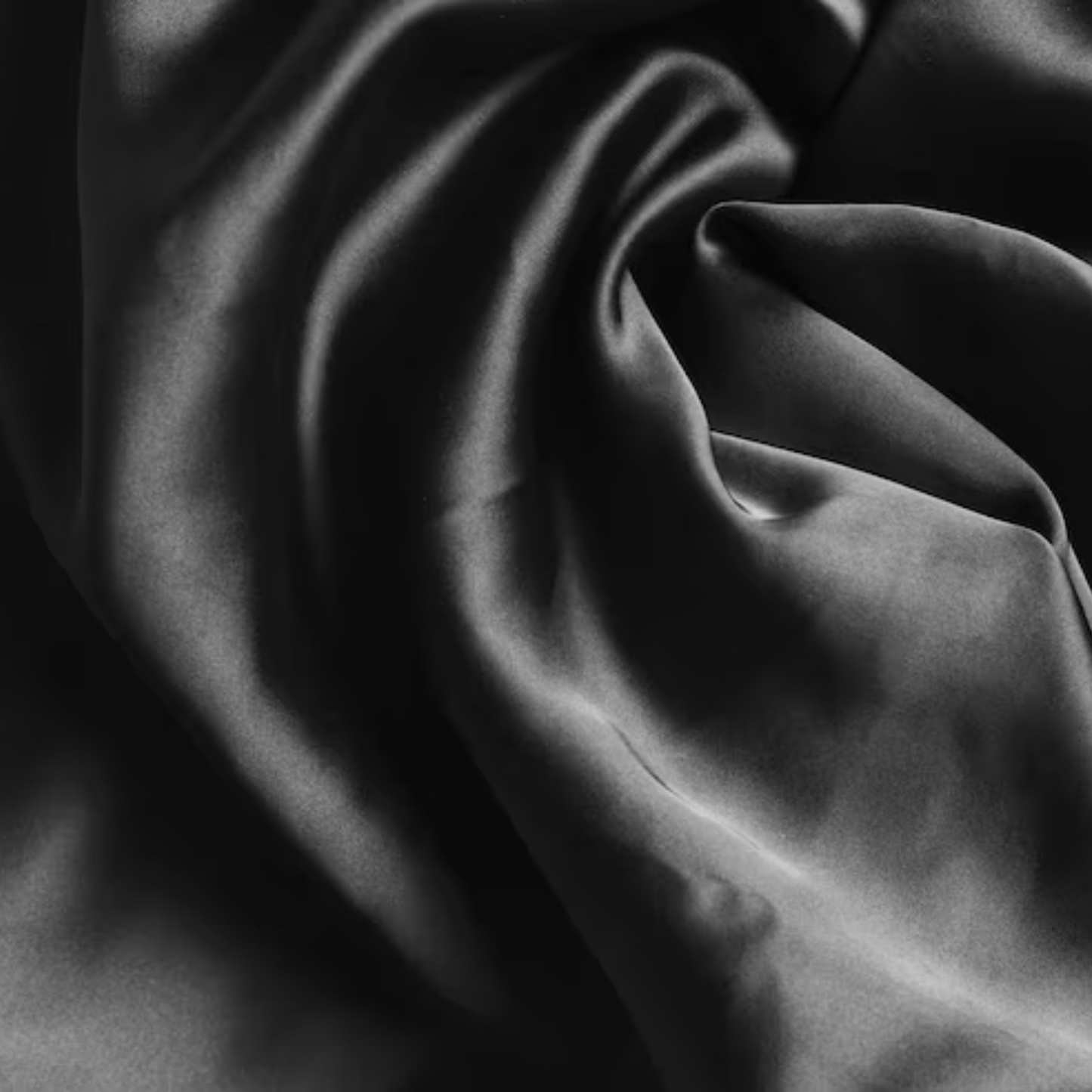Black Silk Pillowcase