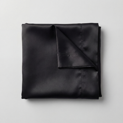 Black Silk Pillowcase